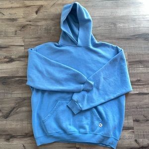 Vintage baby blue Russell hoodie